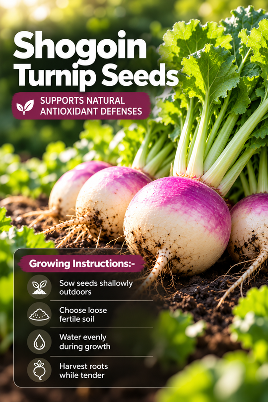 From Tiny Seeds to Beautiful Harvests: Grow Sweet Shogoin Turnips in Your Summer Garden