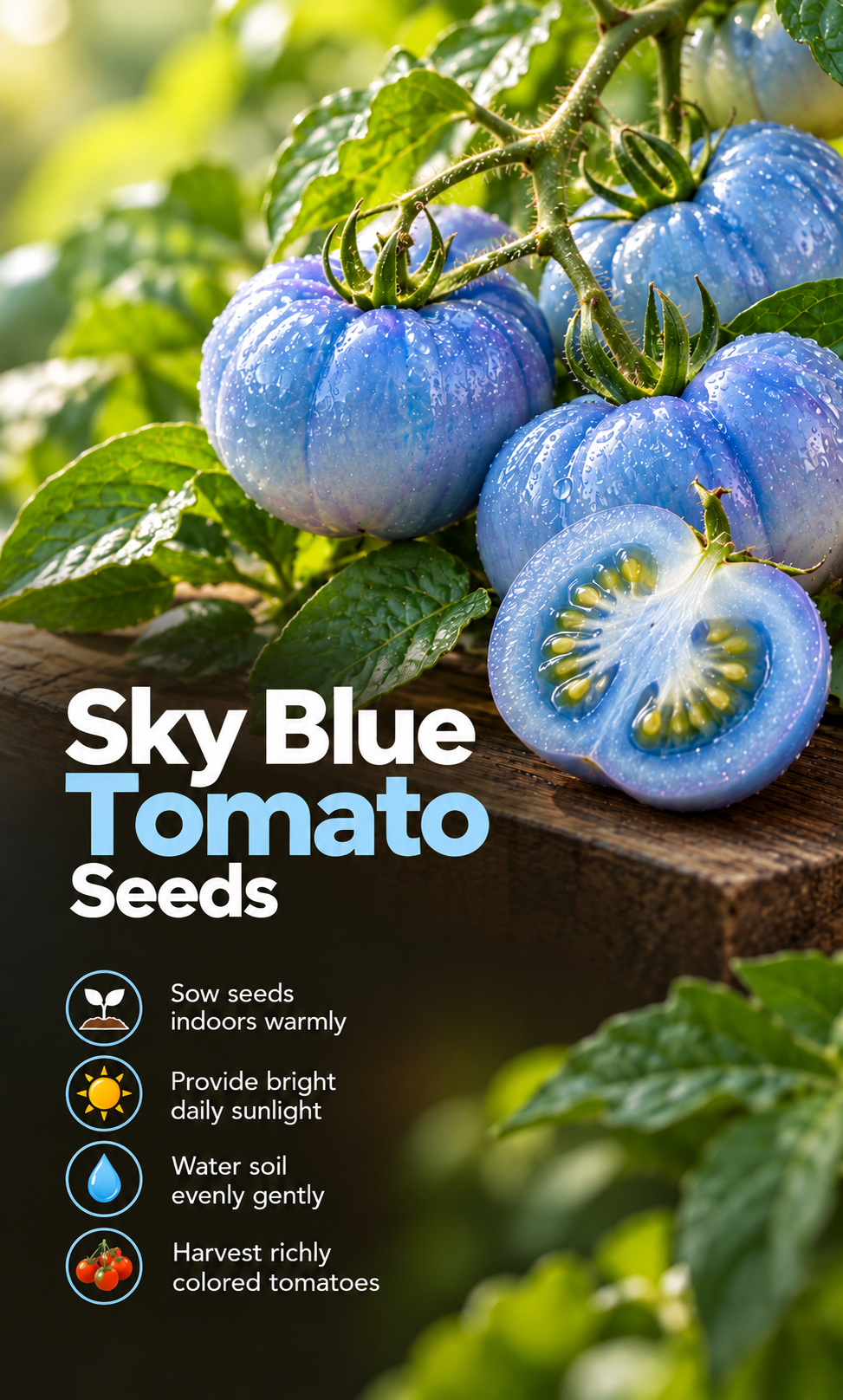 A Little Piece of the Sky in Your Garden: Grow Beautiful Sky Blue Tomatoes This Summer!