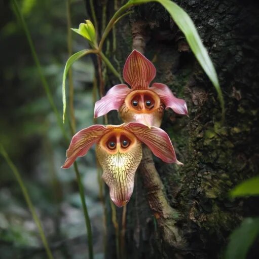 Mix Monkey Face Orchid Flower Seeds – Heirloom, Non-GMO, High Germination Seeds
