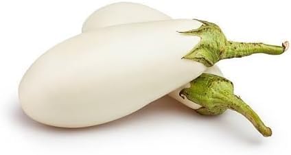 Eggplant White Seeds – Heirloom, Non-GMO, High Germination Organic Garden Seeds Planting