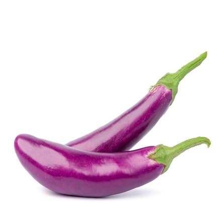 Purple Brinjal Seeds – Heirloom, Non-GMO, High Germination Organic Garden Seeds Planting