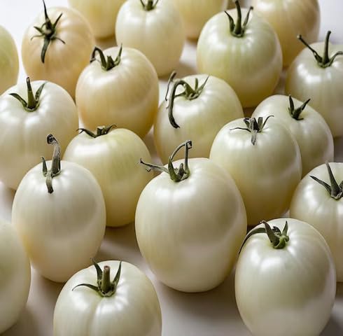Weiße Tomatensamen – Alte Sorte, gentechnikfrei, hohe Keimrate, Bio-Gartensamen zur Pflanzung