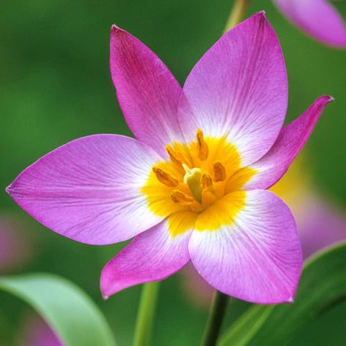 Pink Yellow Tulip Flower Seeds for Planting – Heirloom, Non-GMO, High Germination
