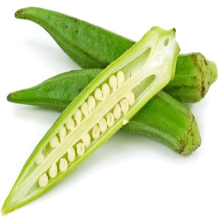 Semillas de Okra Verde – Variedad tradicional, sin transgénicos, alta germinación para jardín orgánico