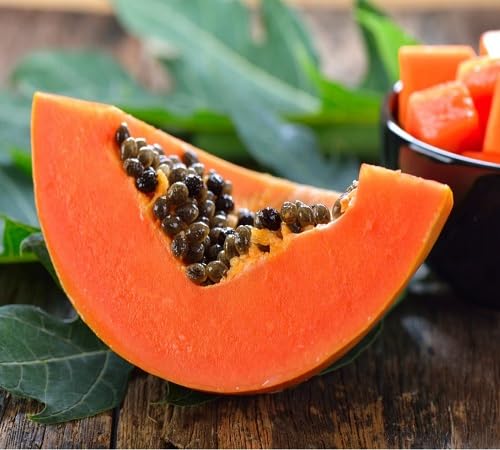 Papaya Fruit Seeds – Heirloom, Non-GMO, High Germination Organic Garden Seeds