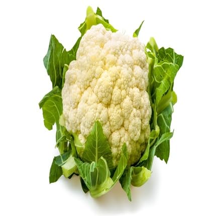 White Cauliflower Seeds – Heirloom, Non-GMO, High Germination Organic Garden Seeds Planting