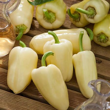 Pepper Yellow Seeds – Heirloom, Non-GMO, High Germination Organic Garden Seeds Planting