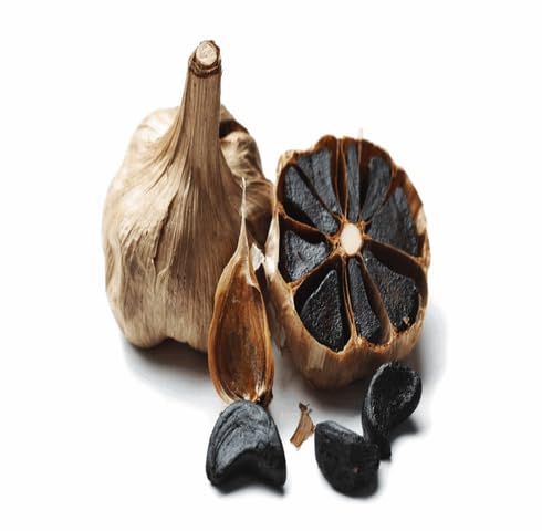 Schwarzer Knoblauch Samen – Alte Sorte, Non-GMO, hohe Keimrate, Bio Garten Samen zum Anpflanzen