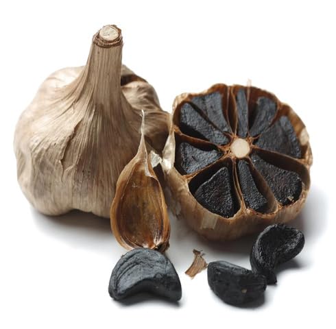 Schwarzer Knoblauch Samen – Alte Sorte, Non-GMO, hohe Keimrate, Bio Garten Samen zum Anpflanzen