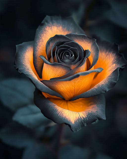 Orange Black Rose Flower Seeds – Heirloom, Non-GMO, High Germination Seeds