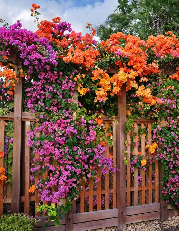 Climbing Bougainvillea Flower Seeds Heirloom Non-GMO High Germination Organic Garden Seeds for Planting