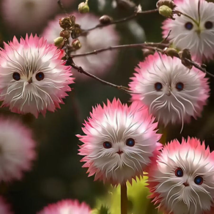 Red Cat Face Flower Seeds – Heirloom, Non-GMO, High Germination Seeds for Planting