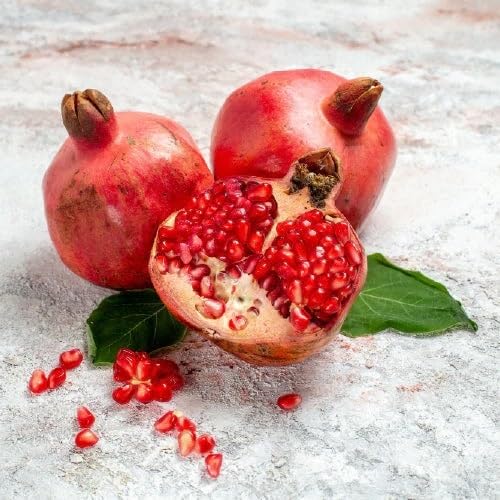 Pomegranate Seeds Red – Heirloom, Non-GMO, High Germination Organic Garden Seeds for Planting