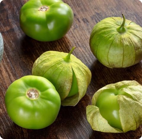 Green Tomatillo Seeds – Heirloom, Non-GMO, High Germination Organic Garden Seeds Planting