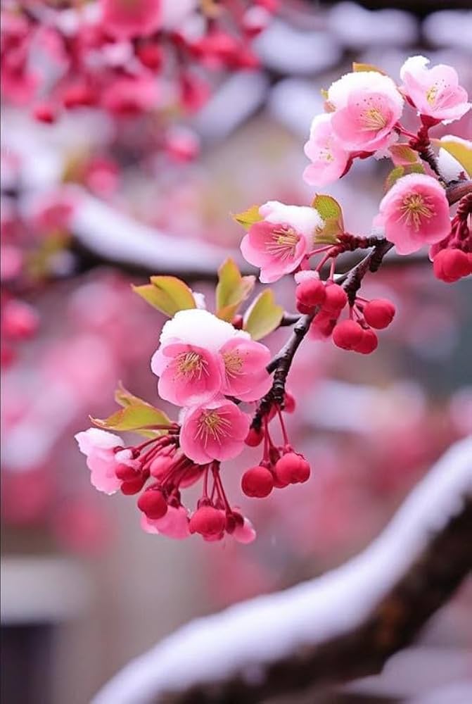Cherry Blossom Flower Seeds Pink – Heirloom, Non-GMO, High Germination Seeds
