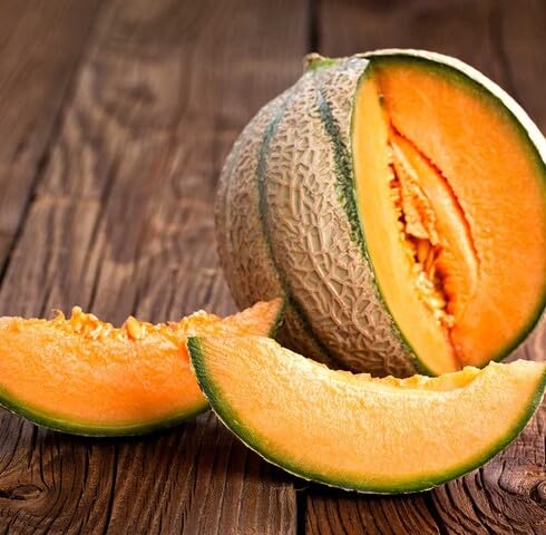 Orange Cantaloupe Seeds – Heirloom, Non-GMO, High Germination Organic Garden Seeds