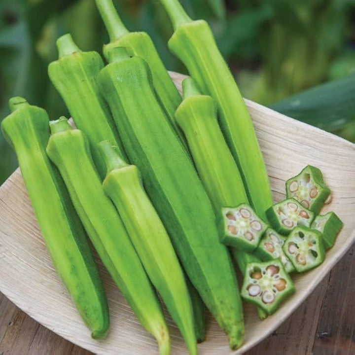 Baby Bubba Hybrid Okra Seeds – Heirloom Non-GMO High Germination Seeds