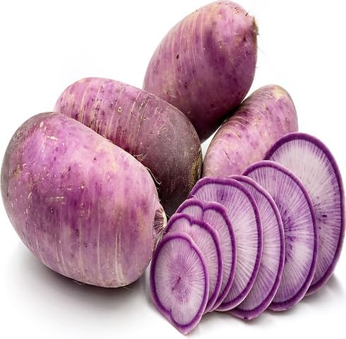 Purple Radish Seeds – Heirloom, Non-GMO, High Germination Organic Garden Seeds Planting