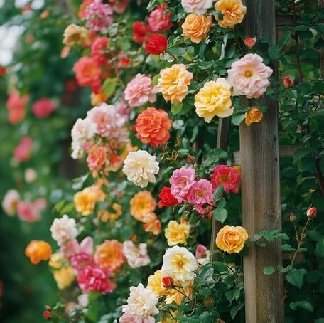 Semillas de Rosas Trepadoras Mixtas – Variedad Antigua, No OGM, Semillas de Alta Germinación