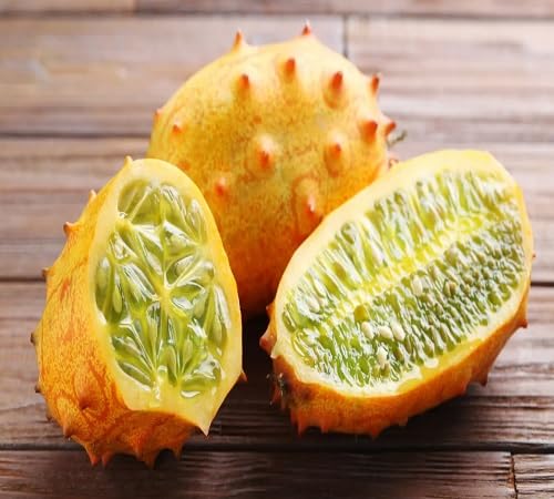 Kiwano Seeds Yellow – Heirloom, Non-GMO, High Germination Organic Garden Seeds