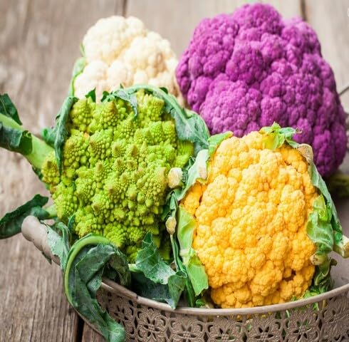 Mixed Cauliflower Seeds – Heirloom, Non-GMO, High Germination Organic Garden Seeds Planting