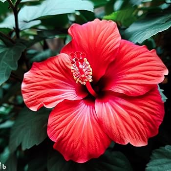 Hibiscus Flower Seeds Red – Heirloom, Non-GMO, High Germination Seeds
