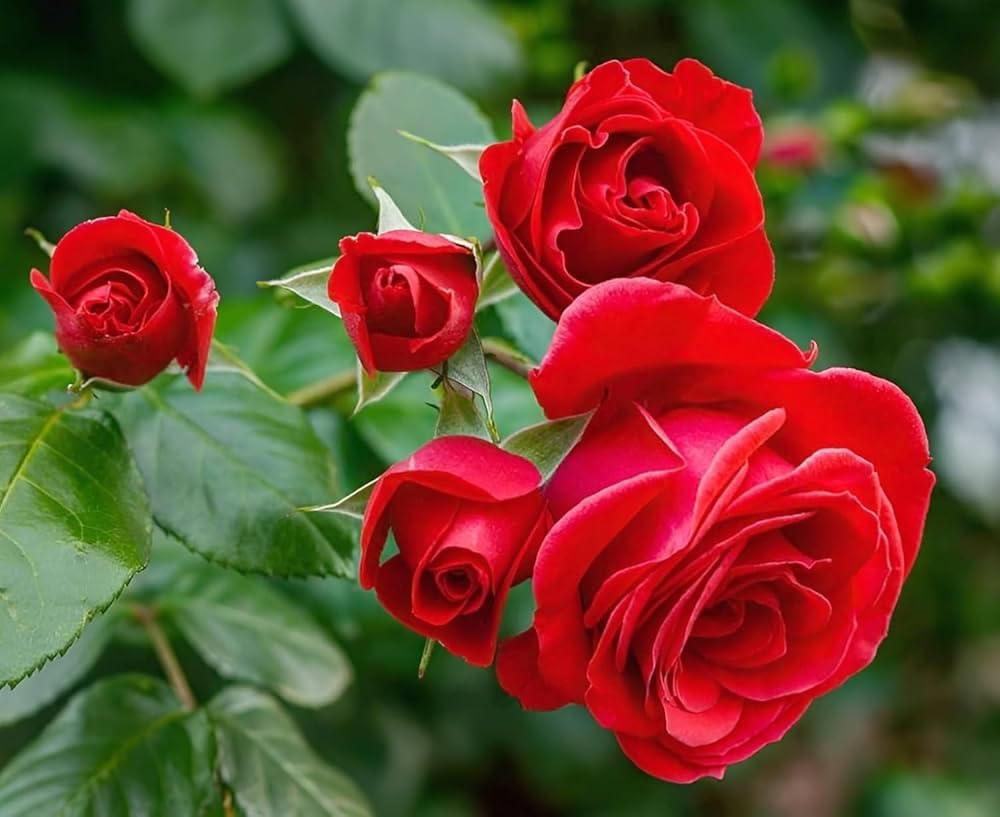 Giant Blooming Red Rose Flower Seeds – Heirloom Non-GMO Seeds