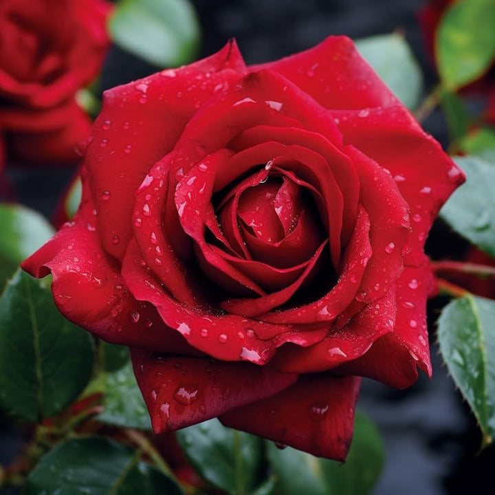Dark Red Rose Flower Seeds for Planting – Heirloom Non-GMO High Germination Seeds
