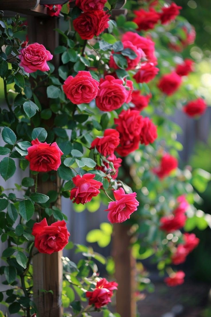 Dark Red Rose Flower Seeds for Planting – Heirloom Non-GMO High Germination Seeds