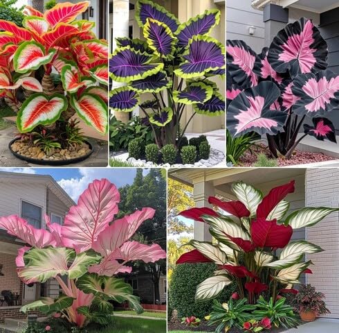 mixed caladium flower seeds