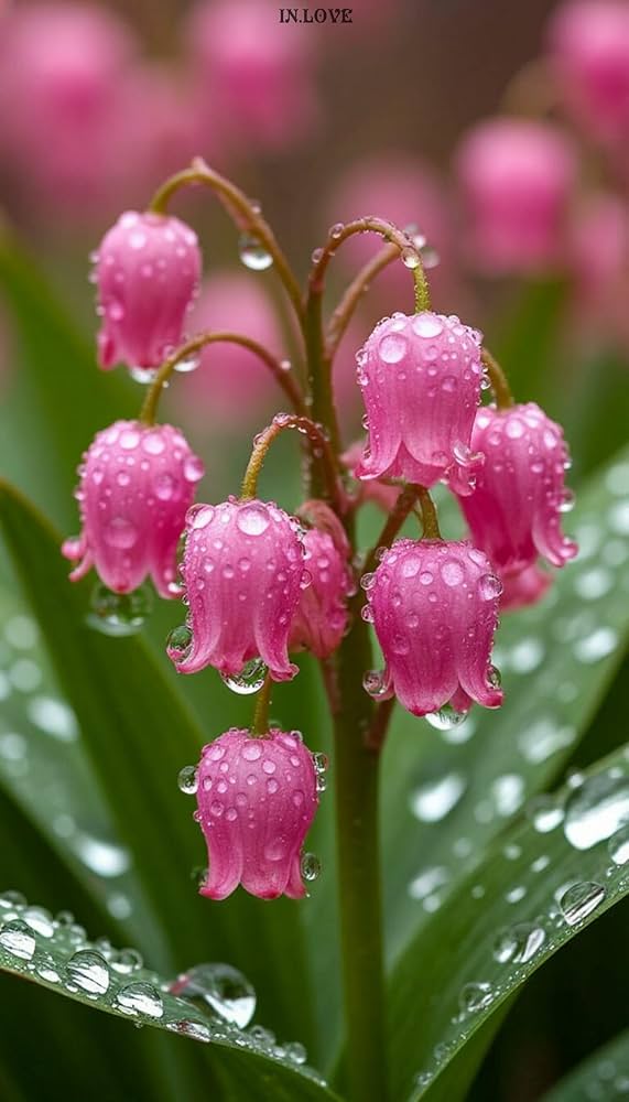 Pink Lily of the Valley Flower Seeds – Seeds for Planting, Heirloom, Non-GMO, High Germination Organic Garden Seeds