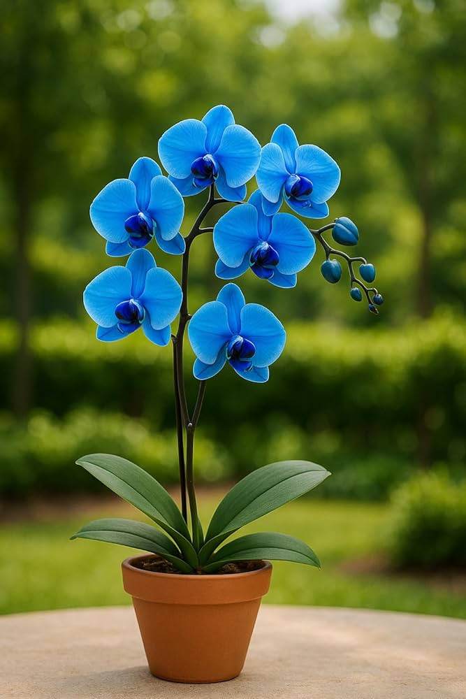 Blue Orchid Seeds Flower Seeds – Heirloom, Non-GMO, High Germination Seeds