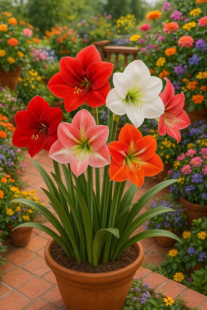 Mixed Hippeastrum Flower Seeds – Heirloom, Non-GMO, High Germination Seeds