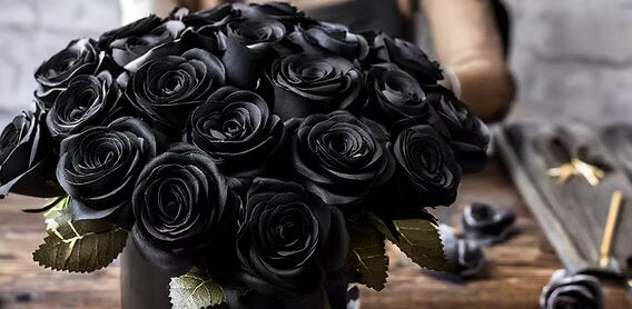Rose Blumensamen Schwarz zum Pflanzen – Alte Sorte Gentechnikfrei Hohe Keimfähigkeit Bio-Samen