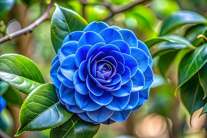 Blue Camellia Flower Seeds For Planting – Heirloom, Non-GMO, High Germination Seeds