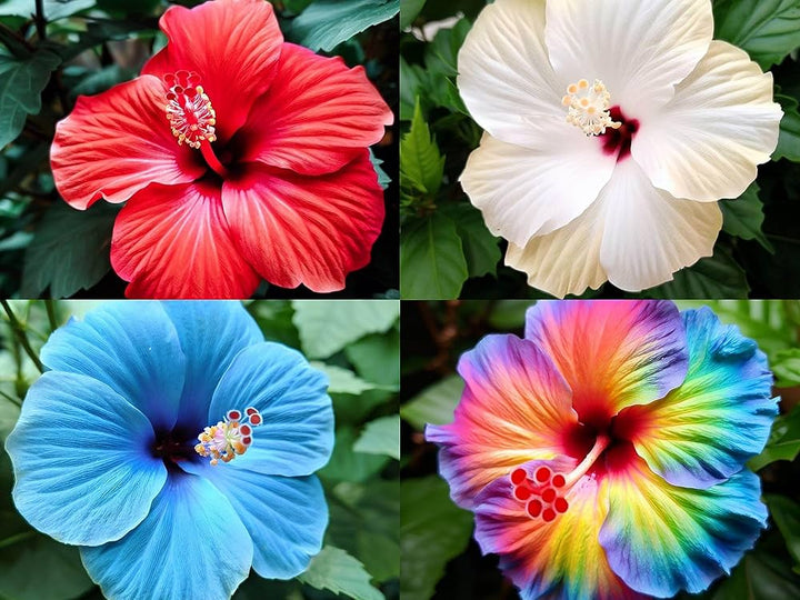 Mixed Hibiscus Flower Seeds – Heirloom, Non-GMO, High Germination Seeds