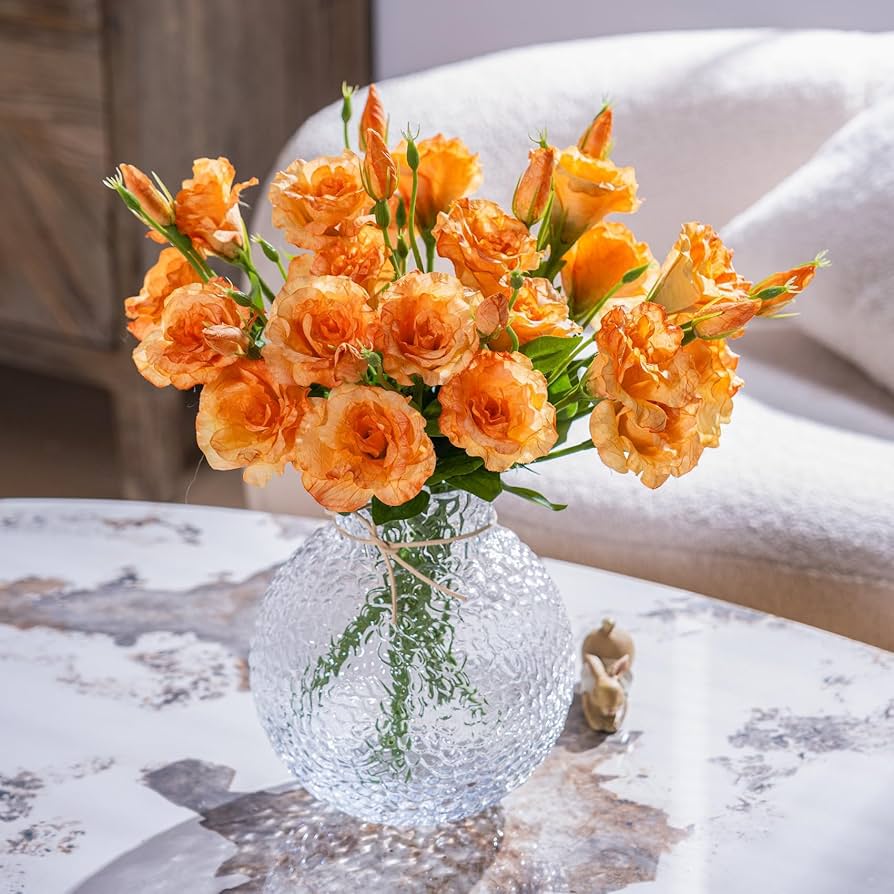 Orangene Eustoma Blumensamen – Alte, gentechnikfreie Bio-Gartensamen