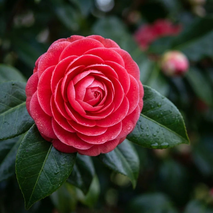 Camellia Flower Seeds Red – Heirloom, Non-GMO, High Germination, Organic Seeds
