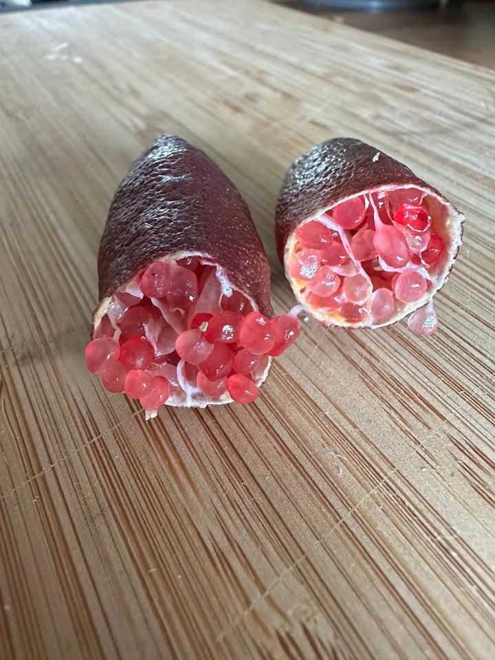 Brown Finger Lime Fruit Seeds – Heirloom, Non-GMO, High Germination Organic Garden Seeds