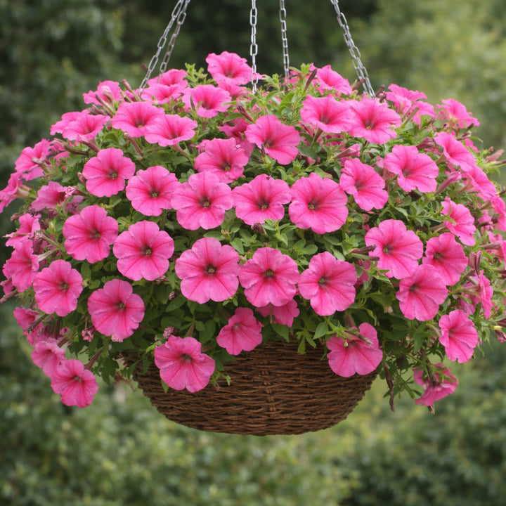 Giant Pink Petunia Flower Seeds – Heirloom Non-GMO High Germination Organic Garden Seeds for Planting