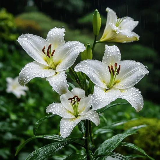 strongresistanceopenpollinatedhighqualityvarietyliliumcasablancaheirloomnongmohighgerminationorganicgarden flower seeds
