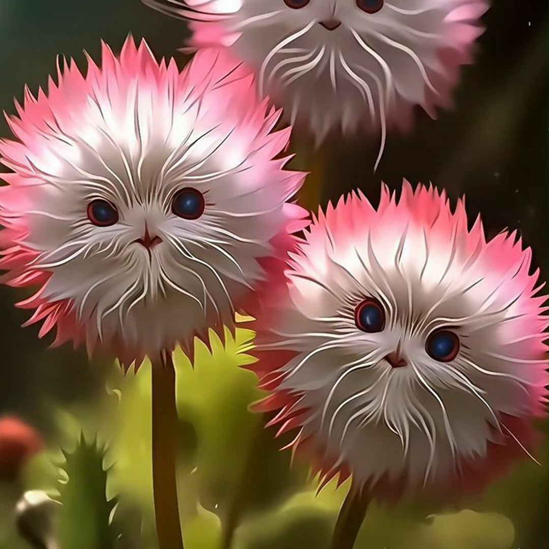 Red Cat Face Flower Seeds – Heirloom, Non-GMO, High Germination Seeds for Planting