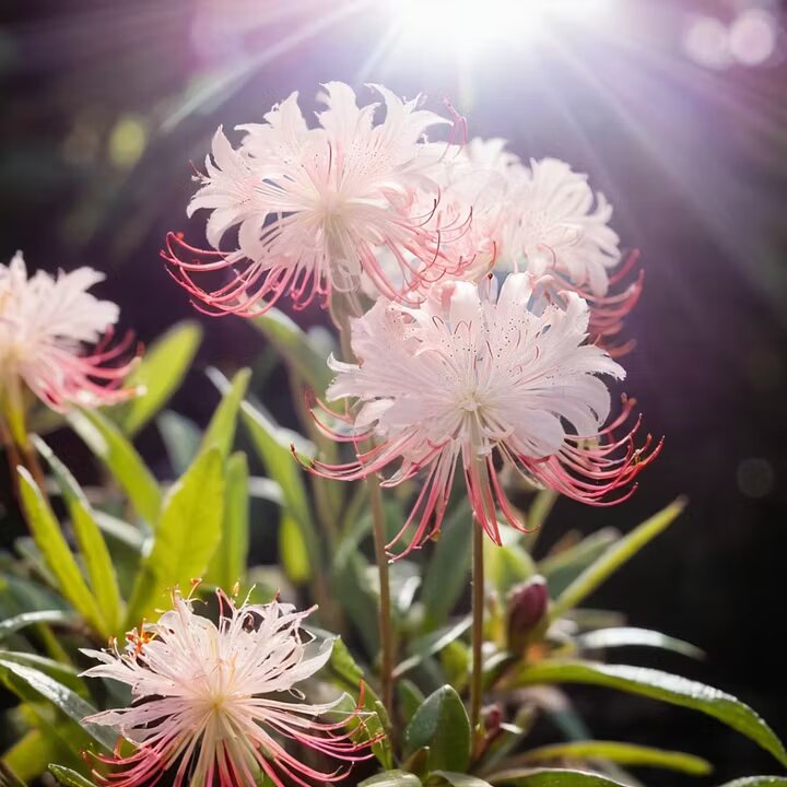 Light Pink Spider Lily Flower Seeds Heirloom Non-GMO High Germination Seeds for Planting