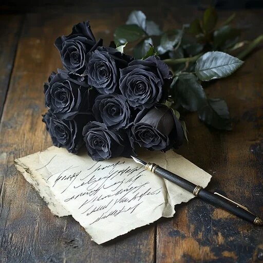 Rose Blumensamen Schwarz zum Pflanzen – Alte Sorte Gentechnikfrei Hohe Keimfähigkeit Bio-Samen