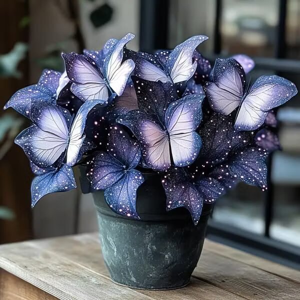 Moonlight Butterfly Begonia Flower Seeds Heirloom Non-GMO High Germination Seeds for Planting