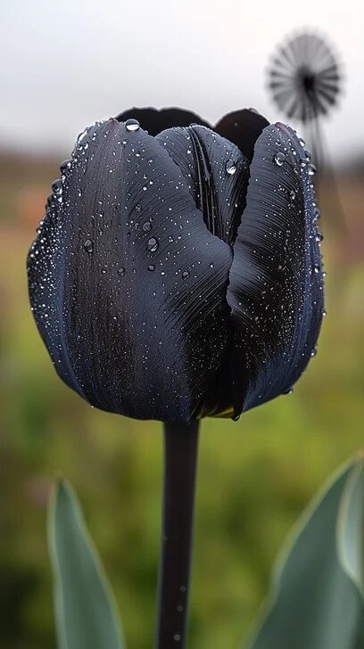 Tulip Flower Seeds Black for Planting – Heirloom Non-GMO High Germination Organic Seeds