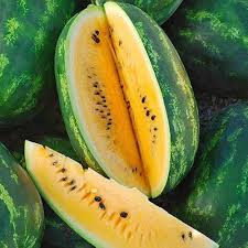 Yellow Water Melon Seeds Heirloom Non-GMO High Germination Organic Garden Seeds for Planting