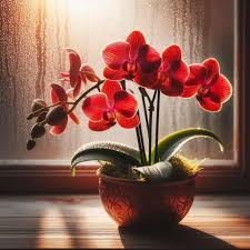 Orchid Flower Seeds Red for Planting (Heirloom, Non-GMO) High Germination Organic Garden Seeds