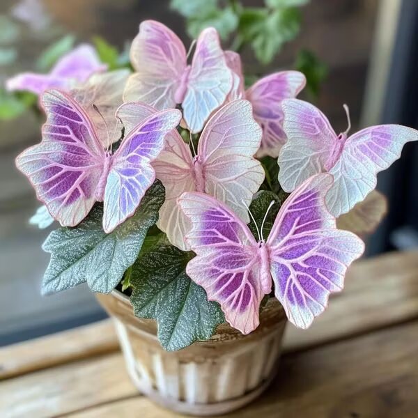 Pink Moonlight Butterfly Begonia Flower Seeds – Heirloom, Non-GMO Seeds