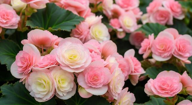 Pale Pink Begonia Flower Seeds for Planting – Heirloom Non-GMO High Germination Organic Seeds